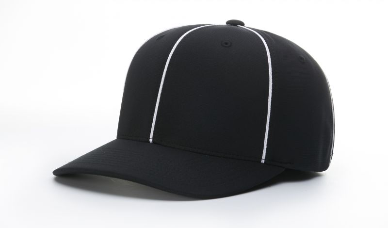 Richardson Black Mesh Flex-Fit Cap (CLOSEOUT ITEM) S/M ONLY