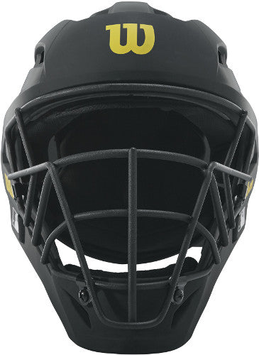 Wilson Pro Stock Umpire's Titanium Cage Helmet - WTA5800BL