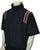 Stripes & Strikes Navy Short Sleeve 1/4 Zip Jacket with Red/White Shoulder Stripes (Available in open or closed bottom)