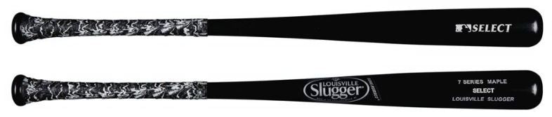 Louisville Slugger 7 Series Maple Select Bone Rubbed Baseball Bat with Lizard Skin Grip