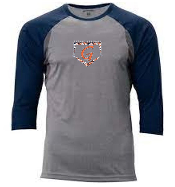 Gatorz Champro Raglan 3/4 Sleeve Baseball Shirt