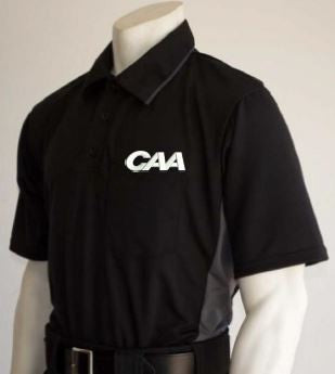 Smitty MLB Short Sleeved Umpire Shirt for CAA - Black with Charcoal Grey