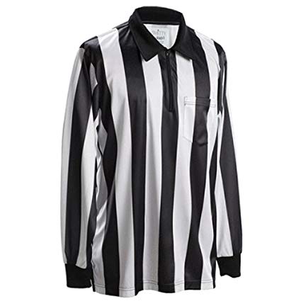 Smitty 2" Stripe Long Sleeve Football Referee Shirt (FBS118)