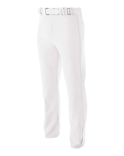 A4 Pro Style Open Bottom Baseball Pant ( White Or Grey)