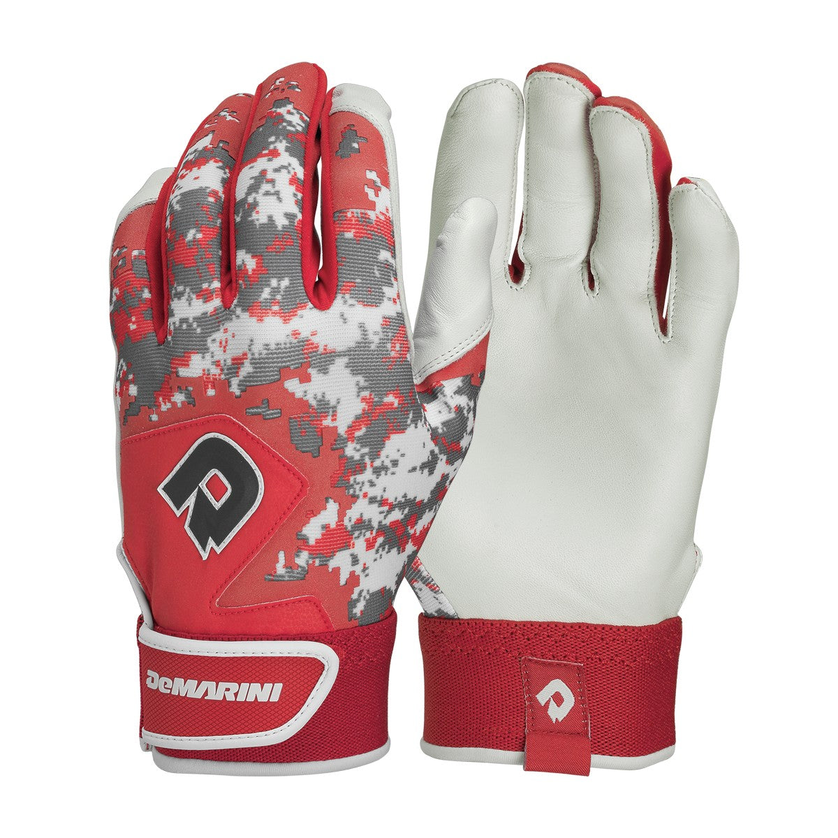 Red camo batting gloves 2025